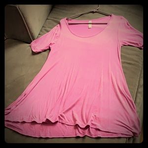 Tunic tee orchid pink
